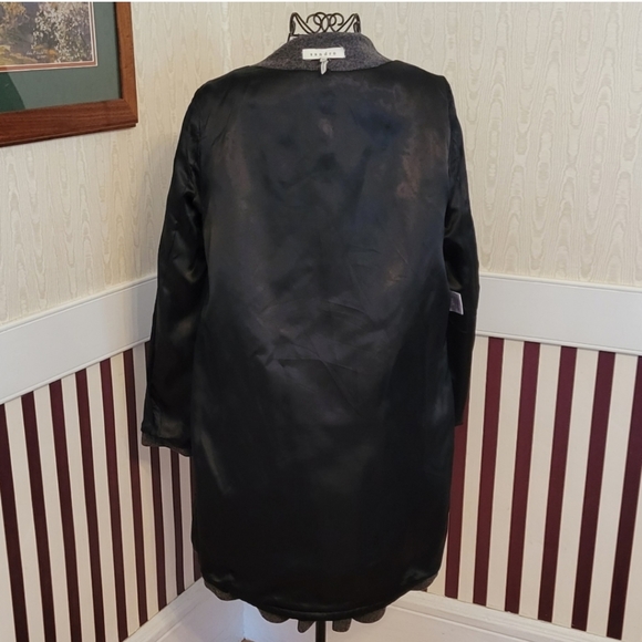 SANDRO PARIS Wool Grey Coat Jacket EU Size 36 US 6 Small - Picture 8 of 12